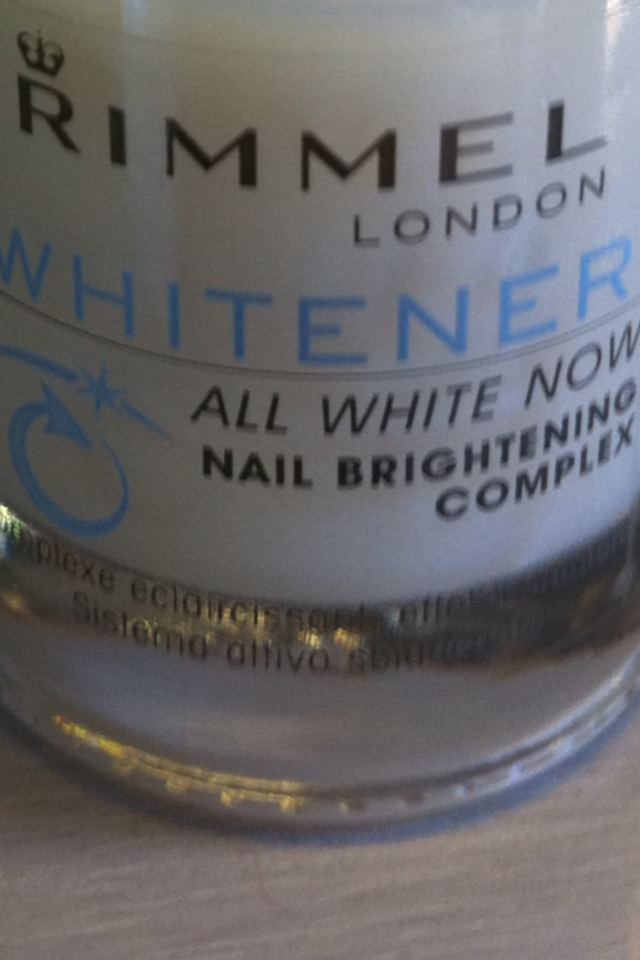 Posh Nails: Rimmel Whitener. By Ruth On September 1, 2010 · 23 Comments