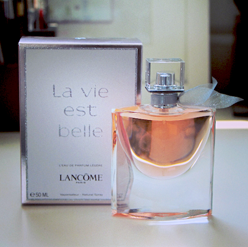lancome perfume red bottle